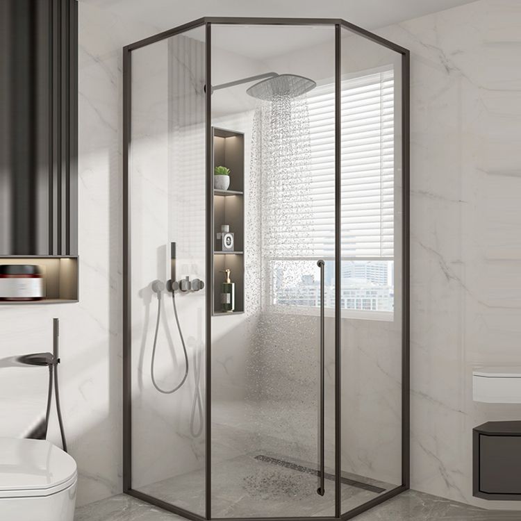 Framed Neo-Angle Shower Enclosure Clear Easy Clean Glass Shower Enclosure