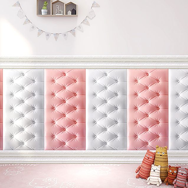 Modern Style Foam Waterproof Wall Paneling Bed Room 3D Wall Paneling with Cushion