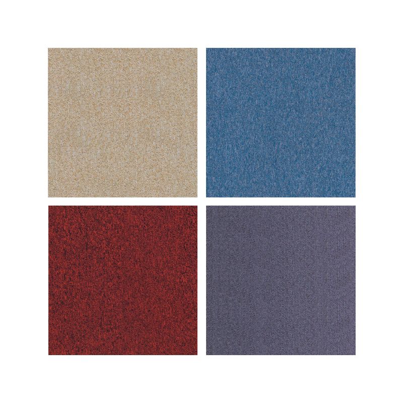 Loose Lay Indoor Carpet Tiles Non-Skid Level Loop Carpet Tile