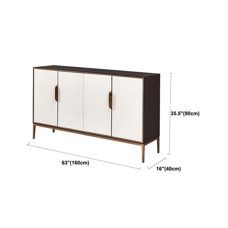 Contemporary Dining Buffet Solid Wood Dining Server for Kitchen