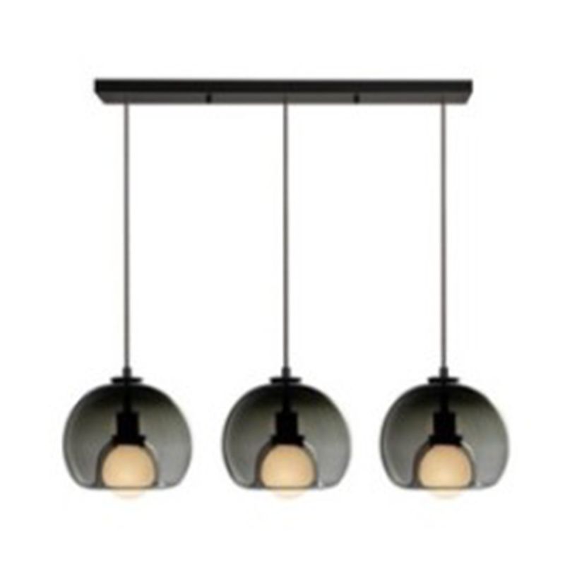 Industrial Hanging Lamps 3 Light Cluster Pendant for Kitchen Restaurant