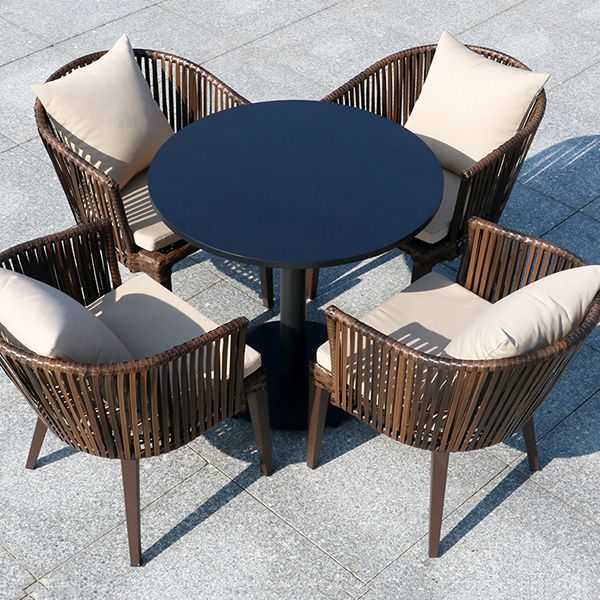 Contemporary Water Resistant Dining Table 2-Seater Patio Table