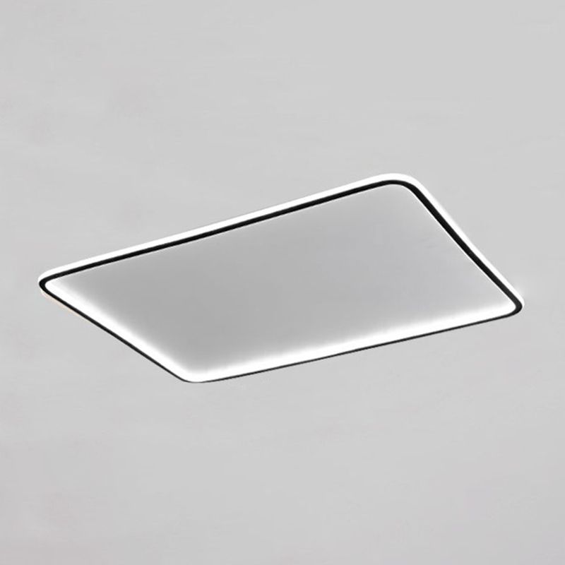 Line LED Flush Mount Light Acrylic Shade Simplicity Ceiling Light for Living Room