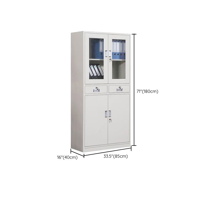 Leisure Vertical Cabinet Solid Color Locking Metal File Cabinet