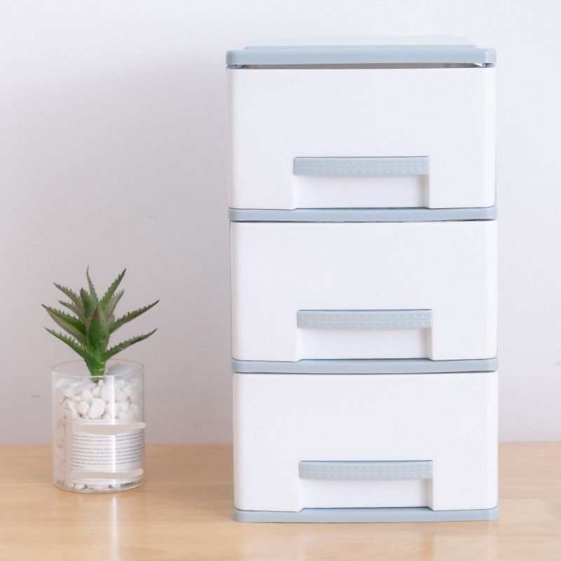 Modern Vertical Filing Cabinet Plastic Drawers File Cabinet for Home or Office