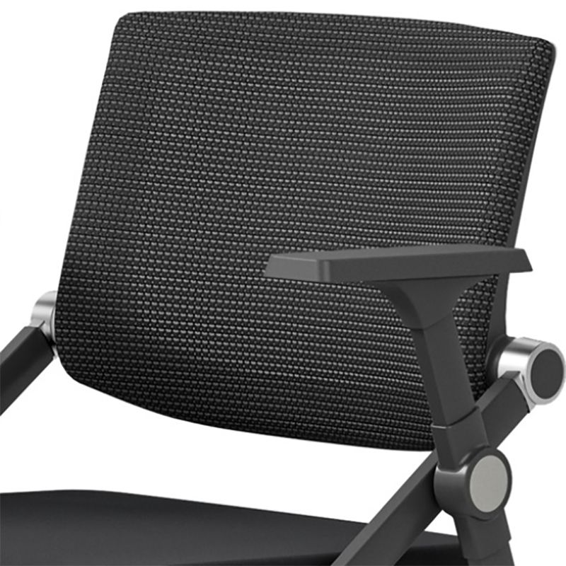 31.2-inch Height Desk Chair Contemporary Metal Office Chair with Arm