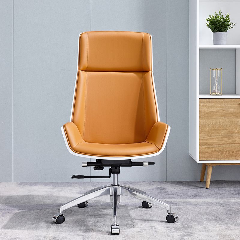 Contemporary Executive Ergonomic Chair Wheels High Back Management Chair