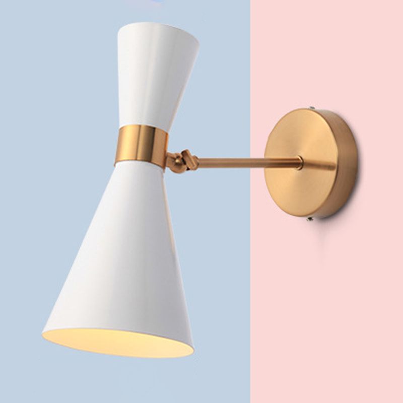 Postmoderne metalen sconce verlichtingsarmaturen enkele bol wandlamp voor slaapkamer woonkamer