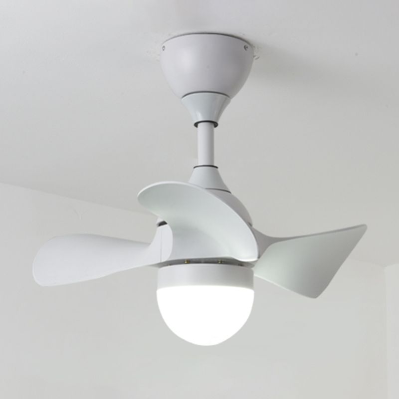 Nordic Style Metal Ceiling Fan Lamp Ball Shape Ceiling Fan Light for Bedroom