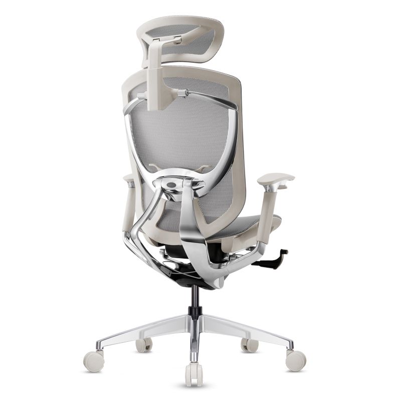 Modern Office Chair Adjustable Seat Height Removable Arms Swivel Chair with Wheels