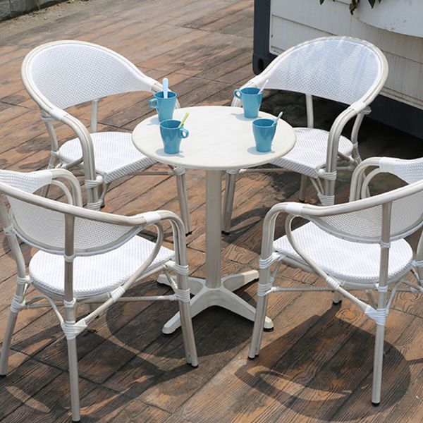 Contemporary Water Resistant Dining Table 2-Seater Patio Table