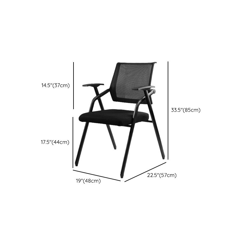 Contemporary Conference Chair Metal Ergonomic Mesh Office Chair