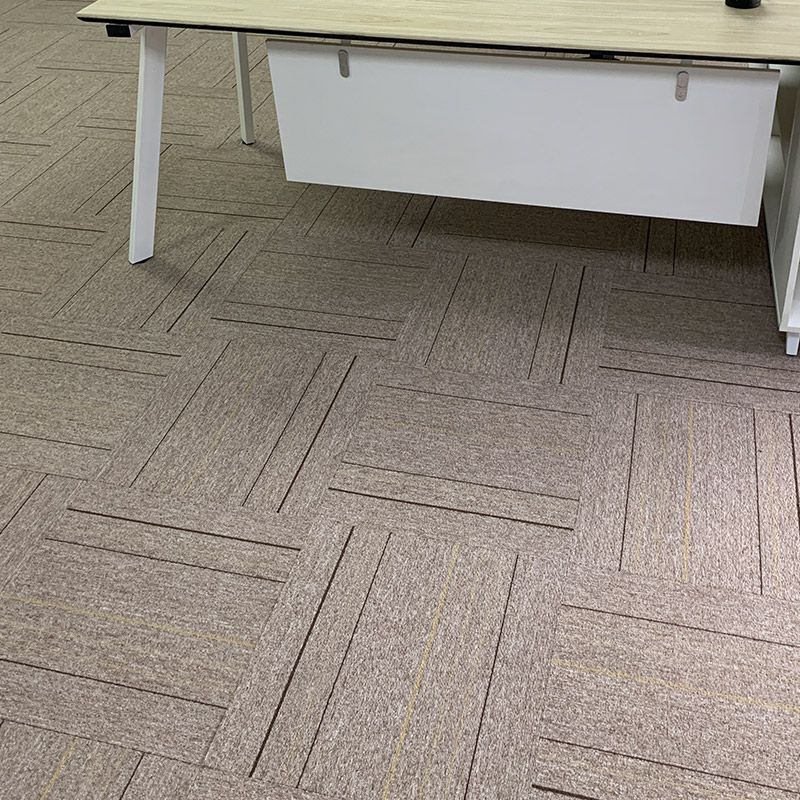 Carpet Tile 20" X 20" Level Loop Bedroom Non-Skid Carpet Floor Tile