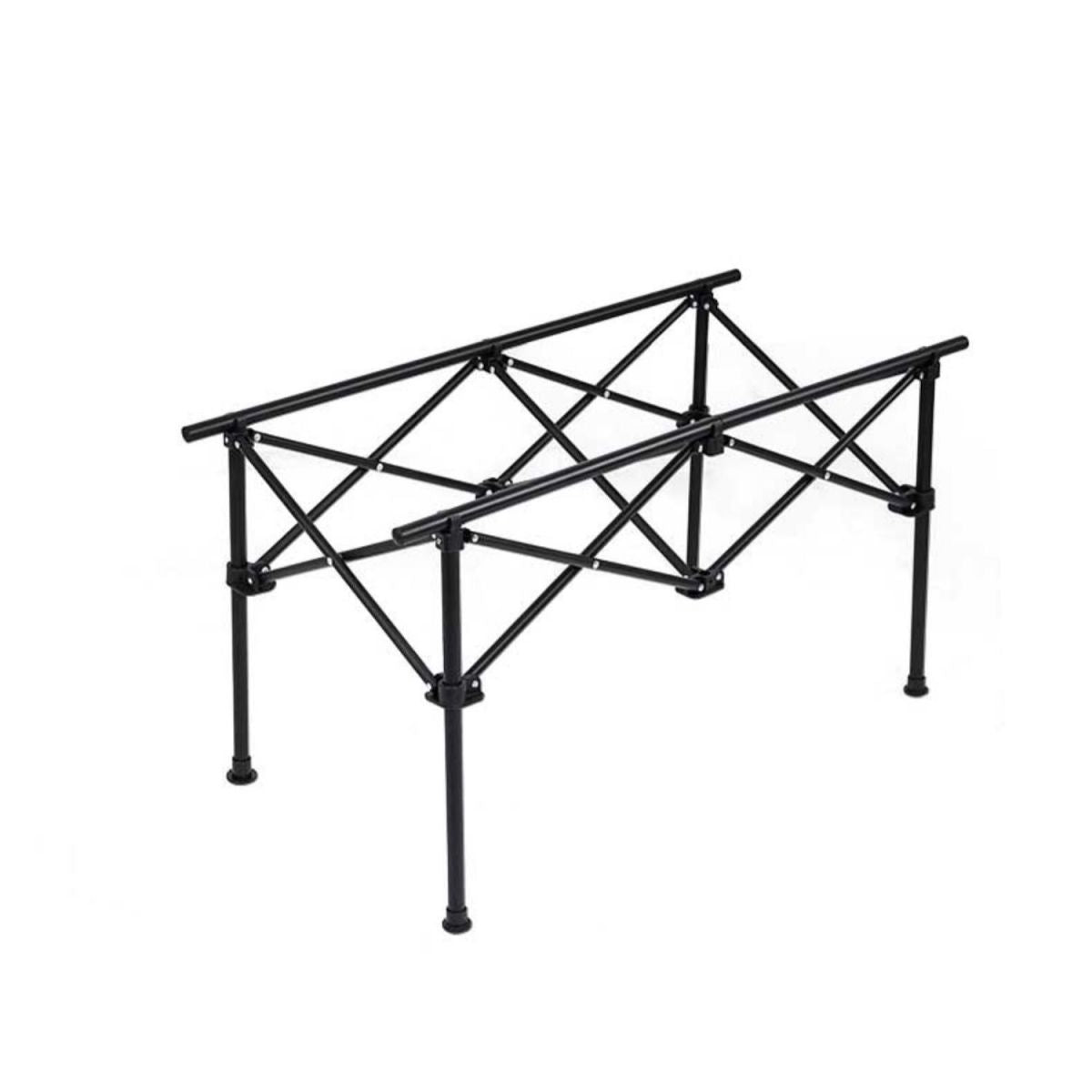 Contemporary Rectangle Picnic Table Metal Folding Chat Table