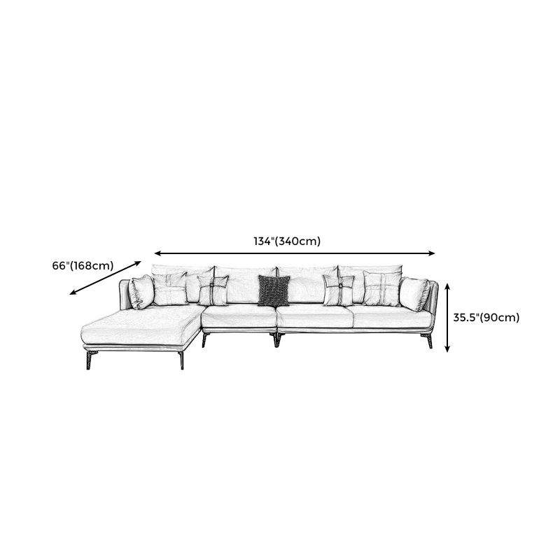 Urban Faux Leather Square Arm Sofa/Sectional for Apartment, Living Room