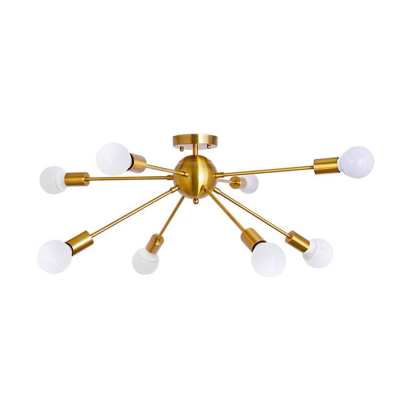 Modern Flush Mount Ceiling Fixture Metal Flush Ceiling Lights for Dining Room