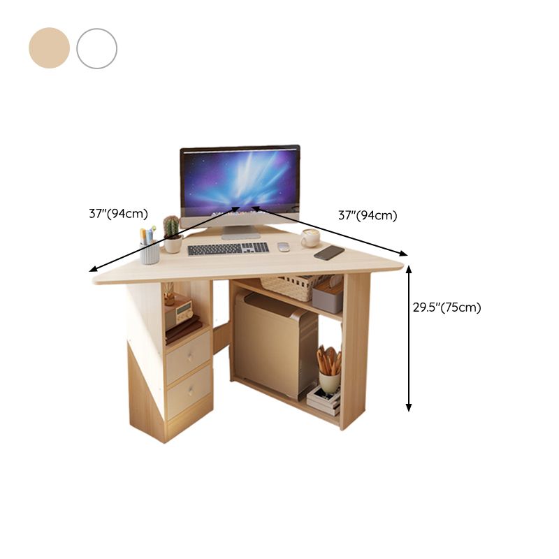 Contemporary Office Desk Manufactured Wood Computer Desk for Home Office