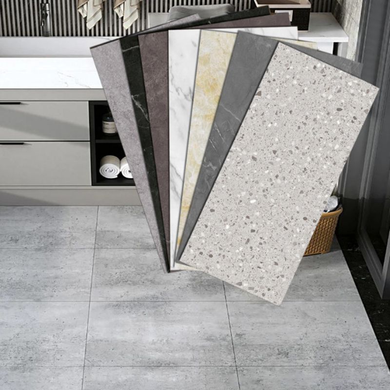 Peel and Stick Vinyl Flooring Low Gloss Vinyl Flooring with Marble Look