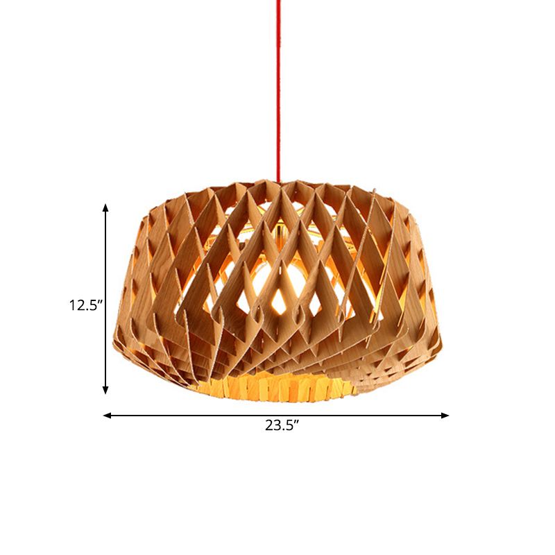 Tiron de tambour de tambour en bois tissé saccordement