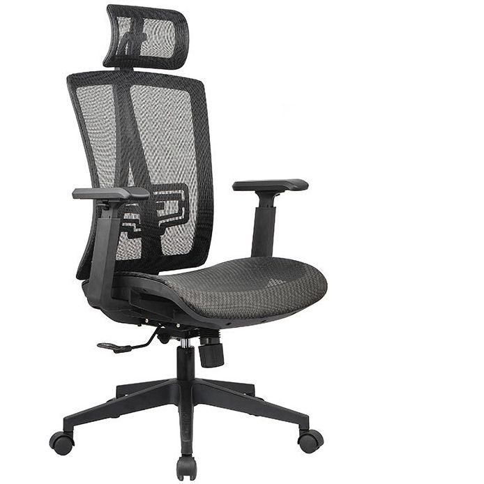 Modern Desk Chair Mesh Computer Chair Conference Chair No Wheel