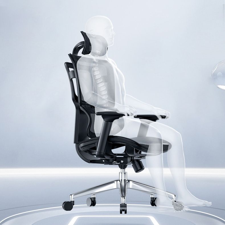 Modern Desk Chair Mesh Office Chair Adjustable Chair with Wheels