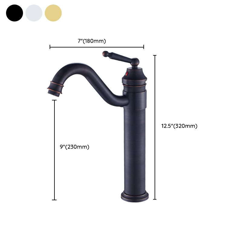 Farmhouse Wide Spread Bathroom Faucet Vintage Single Hole Lavatory Faucet