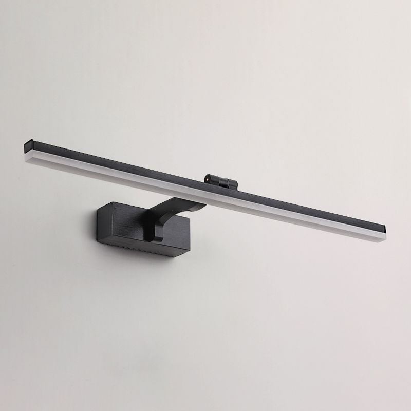 Modern Slim Linear Wall Sconce Simple Acrylic Bathroom LED Vanity Lighting Fixture