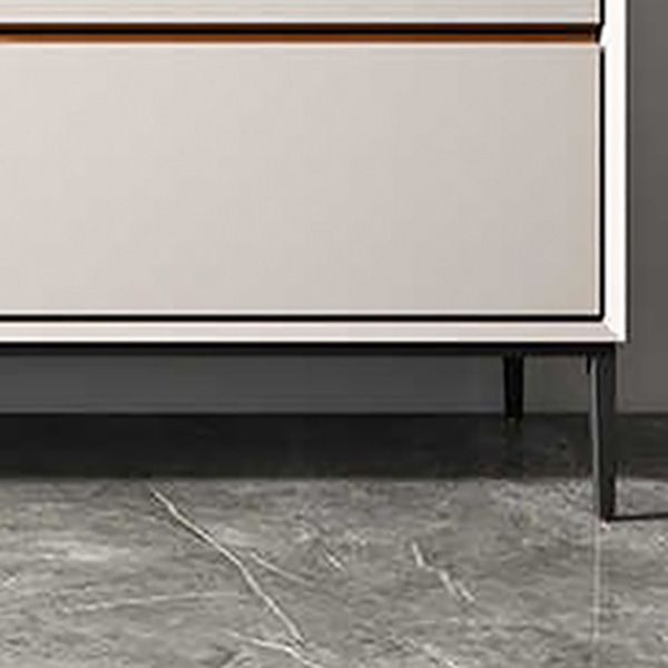 Glam Style Credenza Wood Side Board with Drawers and Cabinets