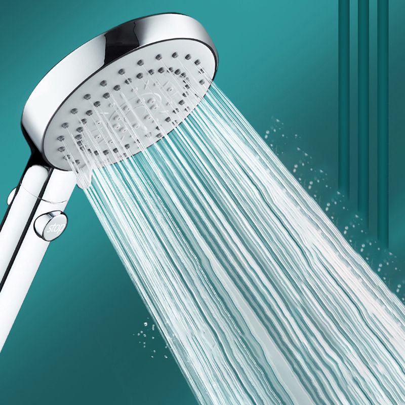 Contemporary Shower Head Combo Rain Fall Chrome Wall-Mount Shower Head