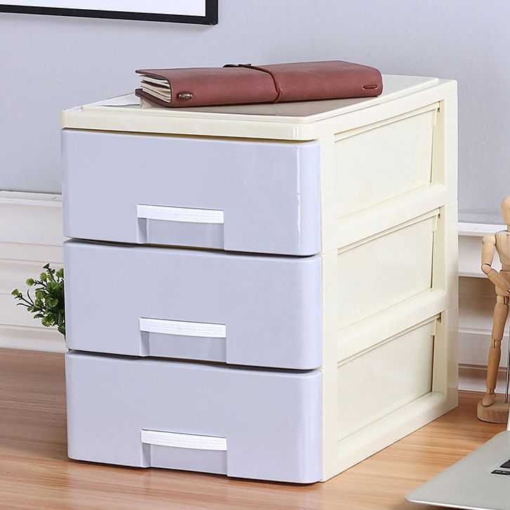 Lateral Modern File Cabinet Drawers Plastic File Cabinet for Home or Office