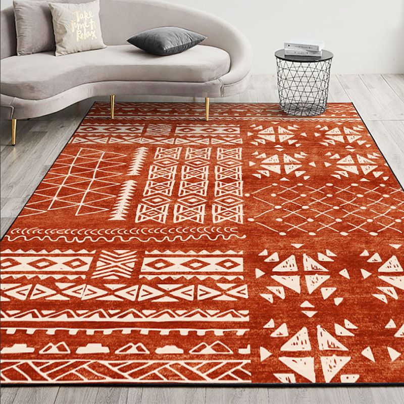 Boho tribale totem tapijt klassiek polyester tapijt vlekbestendig binnenvleed voor woningdecoratie