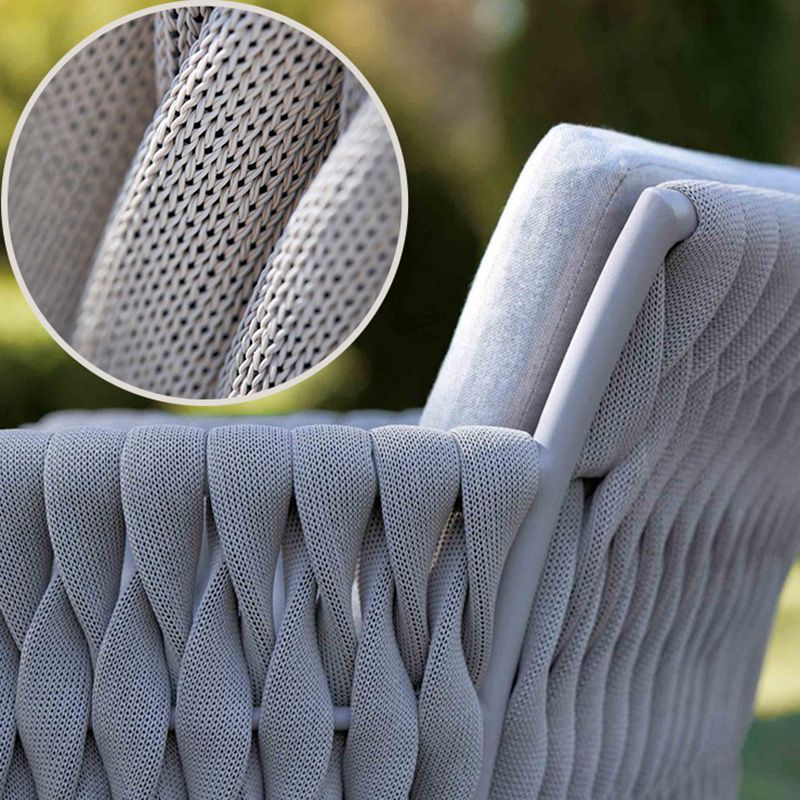 Metal Patio Sofa Modern Style Minimalist Terrace Villa Outdoor Patio Sofa