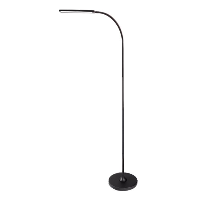 Lampada da pavimento lineare moderna Metal 65 "Luce a pavimento regolabile alta per soggiorno