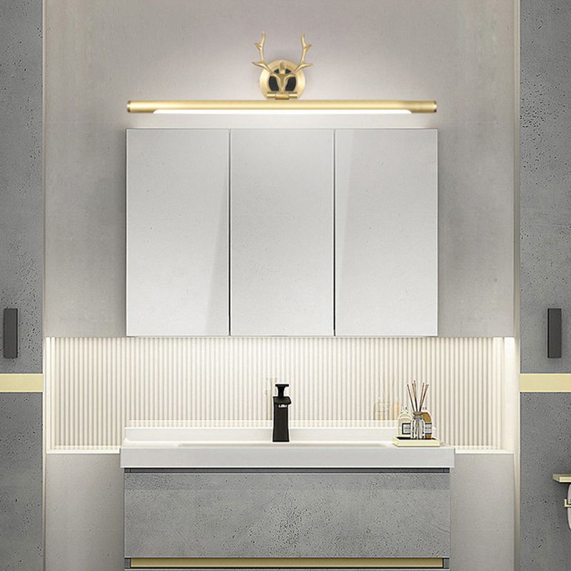 LED Mirror Front Light 1-Light Vanity Light with Acrylic Shade for Bathroom