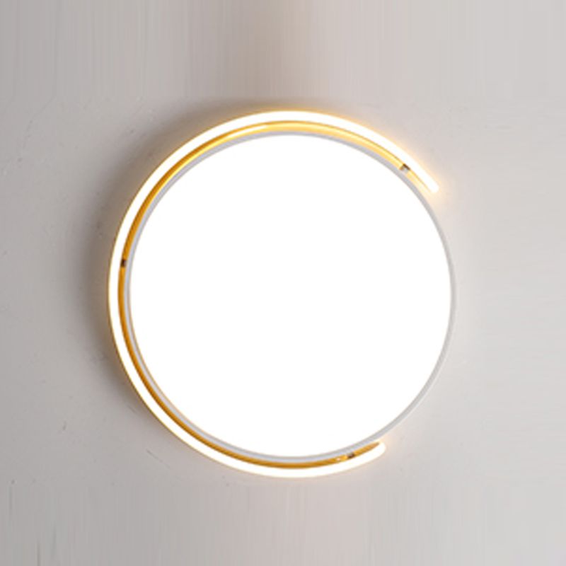 Round LED Flush Mount Lighting Modernist Flush Mounted Ceiling Lights for Living Room