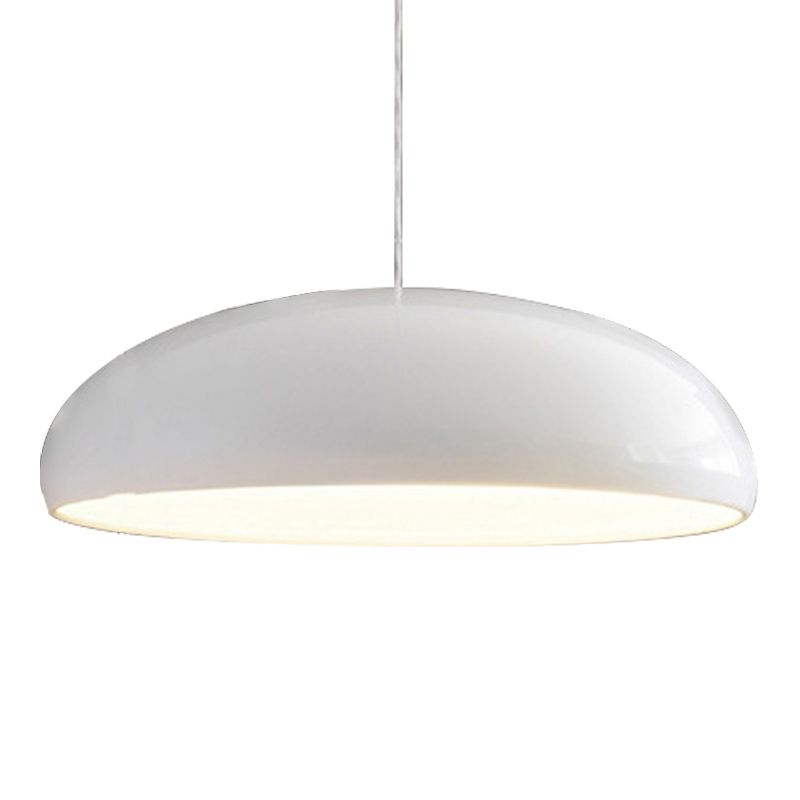 Macaroon Metal Hanging Light, Nordic Dome 1-Light Pendant Lighting pour le salon