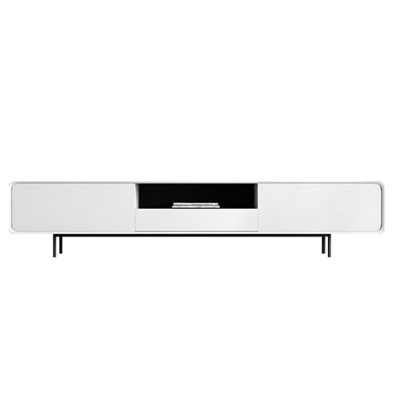 Contemporary 14-inch TV Console Modern TV Stand with Drawers