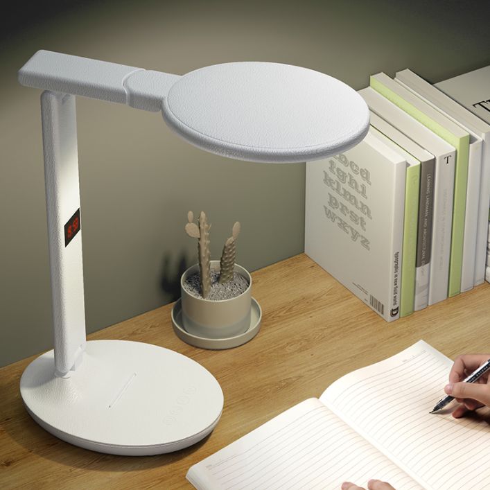 Lámpara de mesa de luz de mesa moderna con luz de mesa de plástico de puerto USB