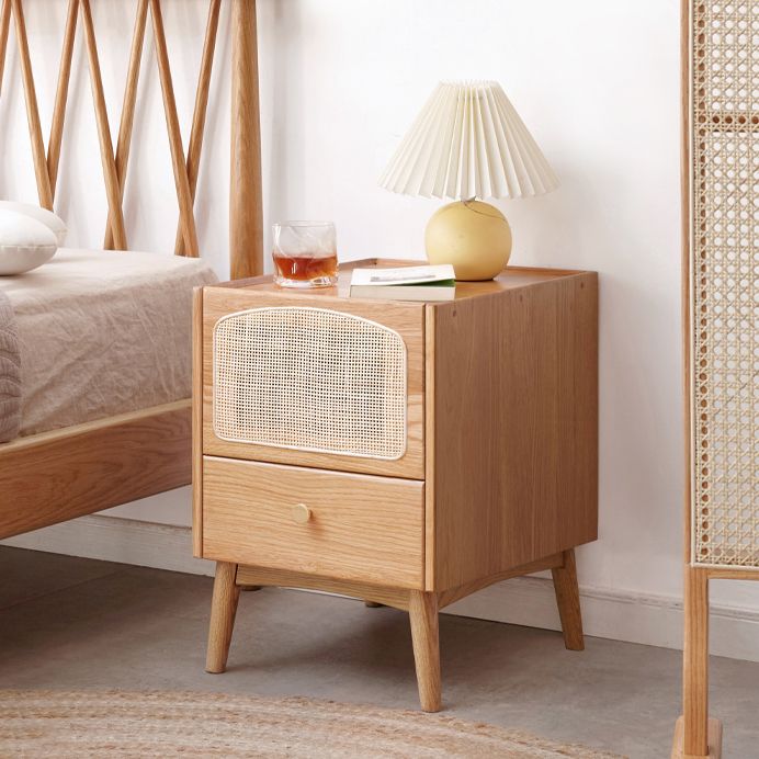 Oak Bedside Table for Nursery Modern & Contemporary Nightstand