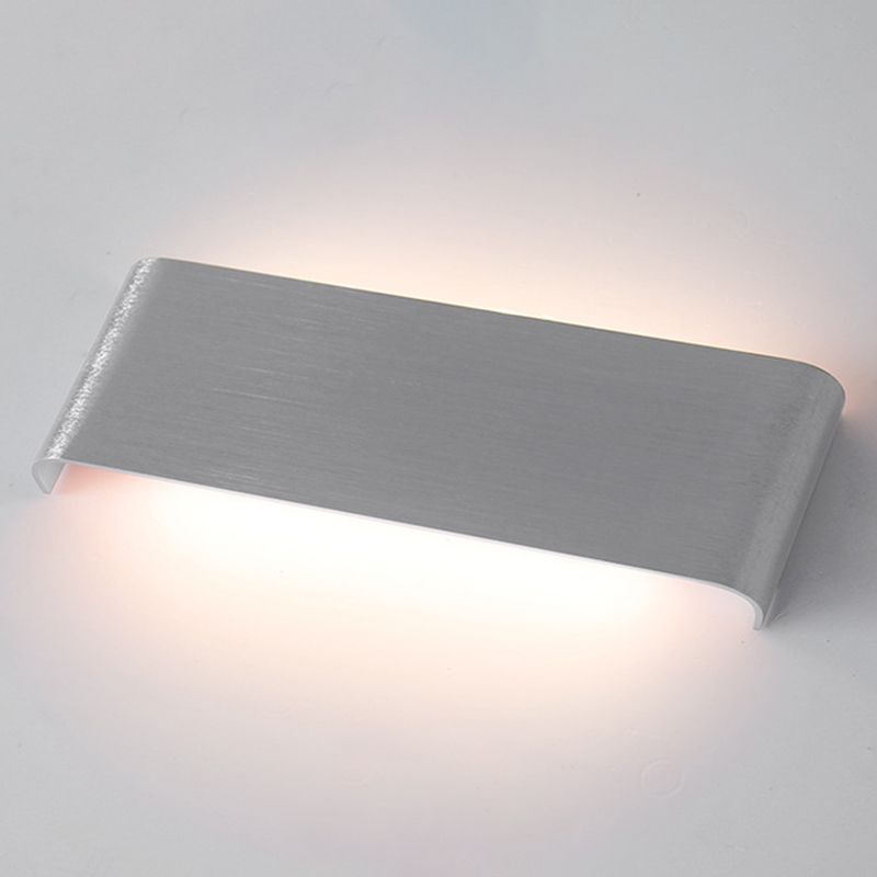 Modern Minimalist Style Rectangle Vanity Wall Light Fixtures Metal Vanity Lights for Bathroom