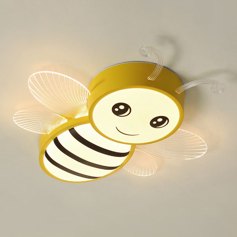 LED Ceiling Mount Light 2 Lights Ceiling Light with Acrylic Shade for Kid's Room