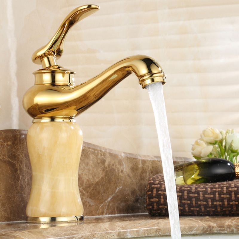 Luxury Vessel Faucet Lever Handle Low Arc Vessel Sink Bathroom Faucet