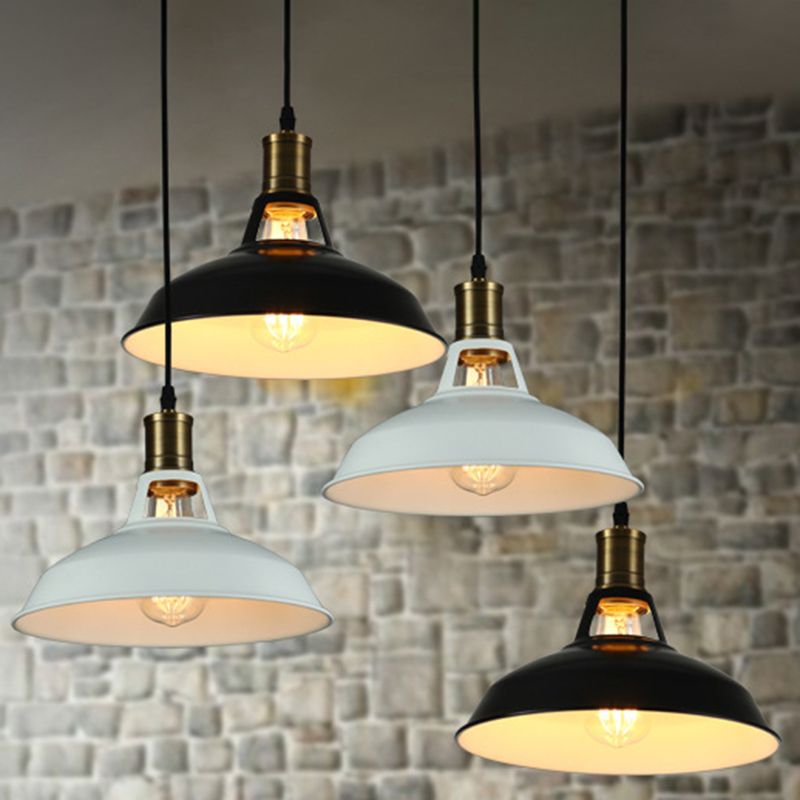 Industrial Painted Hanging Pendant Light Metal Hanging Ceiling Light for Restaurant