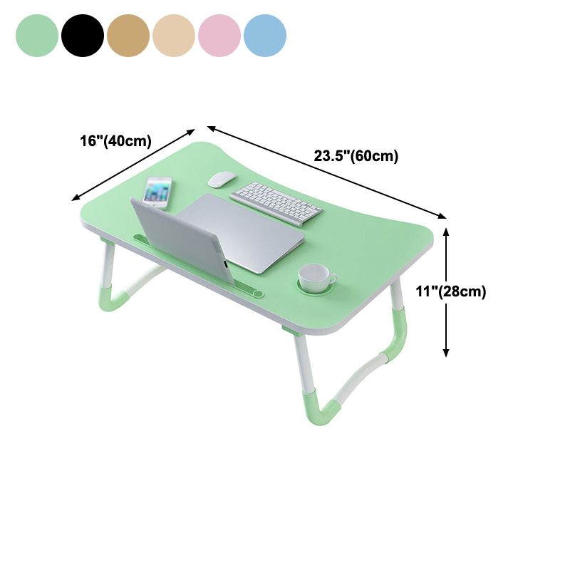 Manufactured Wood Curved Writing Desk Contemporary Folding Desk,23.6"L x 15.7"W x 11"H