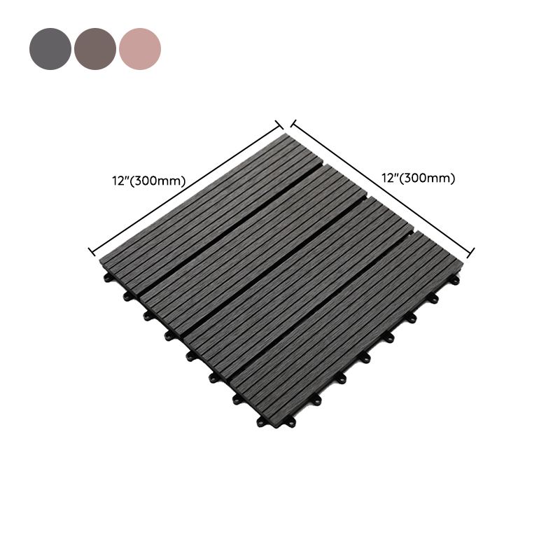 Striped Pattern Decking Tiles Interlocking Tile Kit Outdoor Patio