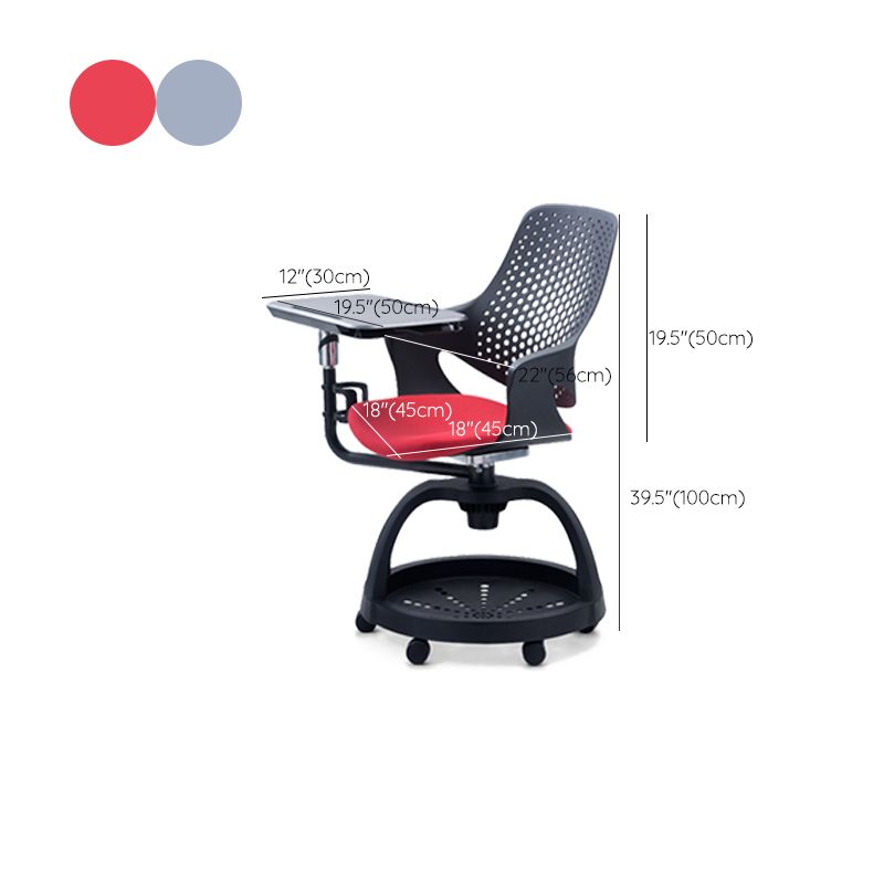 Modern No Distressing Conference Chair Plastic with Swivel  Wheels Chair