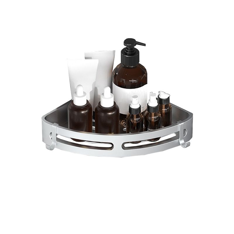 Modern Bath Hardware Set Bath Shelf Silver/Black Bathroom Accessory Kit