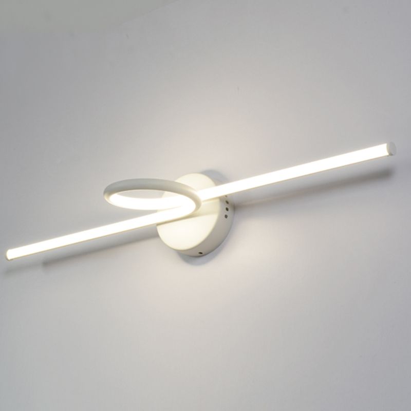 Lineare Waschtischleuchte Nordic Minimalist Style Metal Ein Eitelkeitslicht