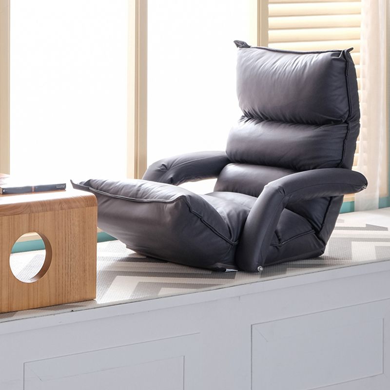 Adjustable Metal Standard Recliner Scandinavian Recliner Chair with Pillow