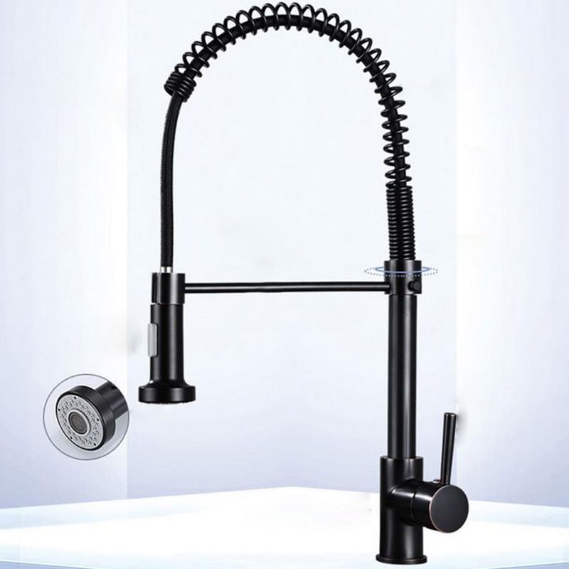 Modern Farmhouse Faucet Spring Spout Water Filler One Handle High Arch Kitchen Faucet